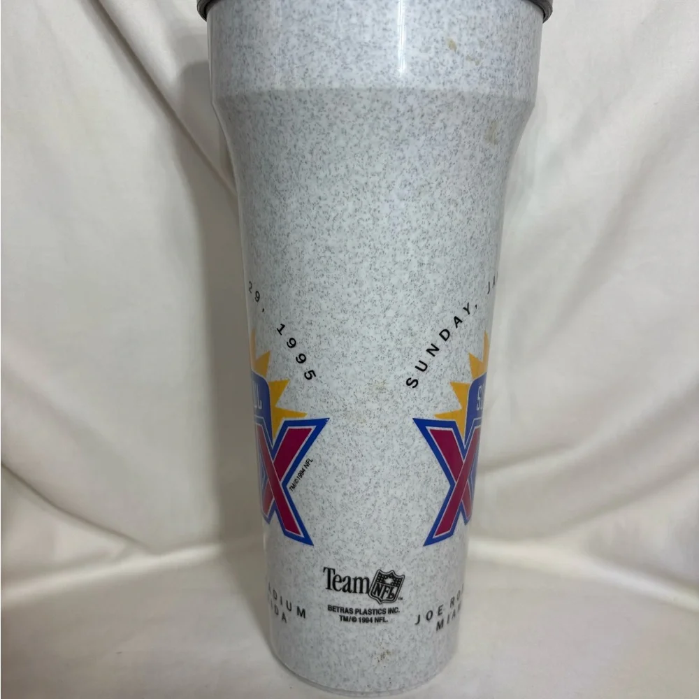 Vintage 1995 Super Bowl XXIX Commemorative Tumbler